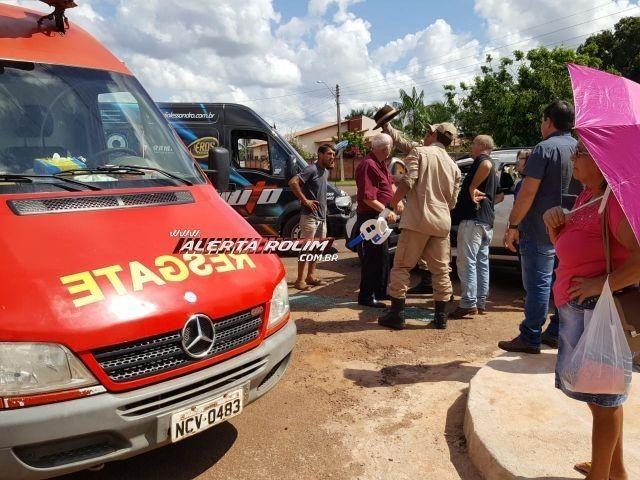 Rolim de Moura - Saveiro tomba na pista após colisão com Furgão e uma vítima é socorrida pelo Resgate do Corpo de Bombeiros Rolim de Moura - Saveiro tomba na pista após colisão com Furgão e uma vítima é socorrida pelo Resgate do Corpo de Bombeiros