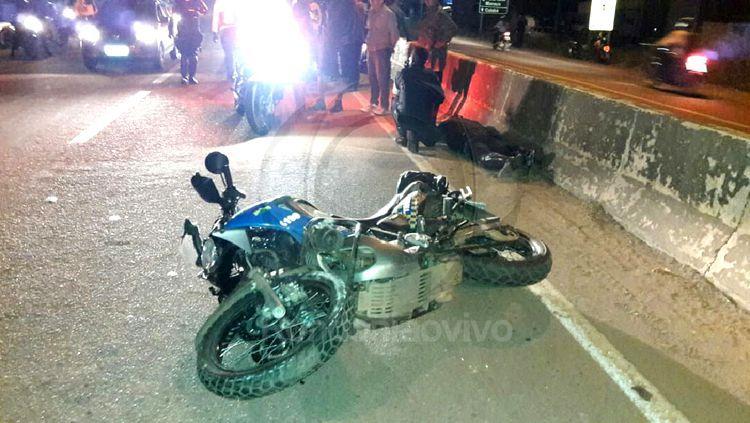 BR-364: Policial de serviço fica seriamente ferido em acidente com moto da Cia de Trânsito BR-364: Policial de serviço fica seriamente ferido em acidente com moto da Cia de Trânsito