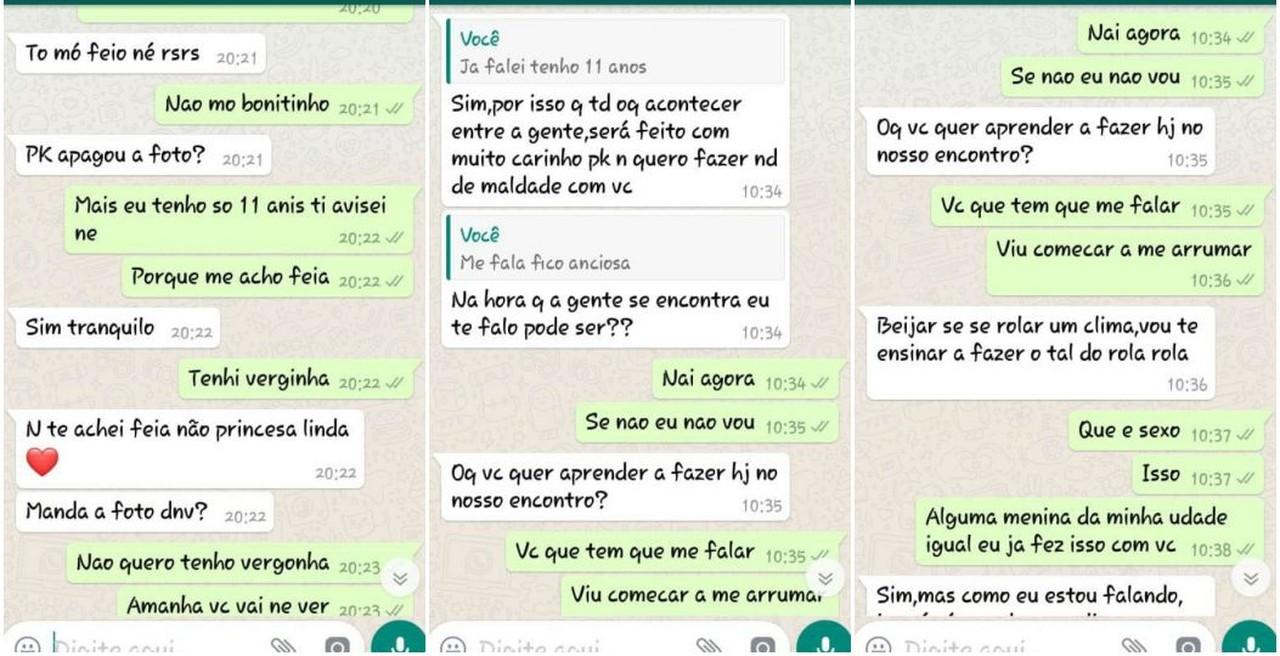 Jovem detido por tentar aliciar menina de 11 anos insistiu para marcar encontro: 