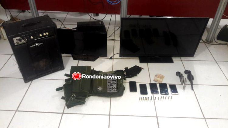 CRIME ORGANIZADO: Polícia detém quadrilha com carro roubado e armas na Sul