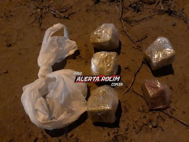 Rolim de Moura – Suspeito de tráfico de drogas é preso pela equipe de Força Tática da PM