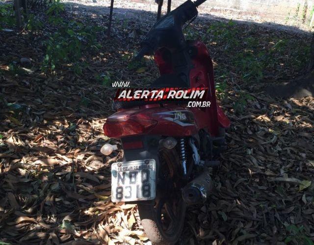 Rolim de Moura – Após denúncia, Guarnição de Rádio Patrulha da PM recupera moto furtada Rolim de Moura – Após denúncia, Guarnição de Rádio Patrulha da PM recupera moto furtada