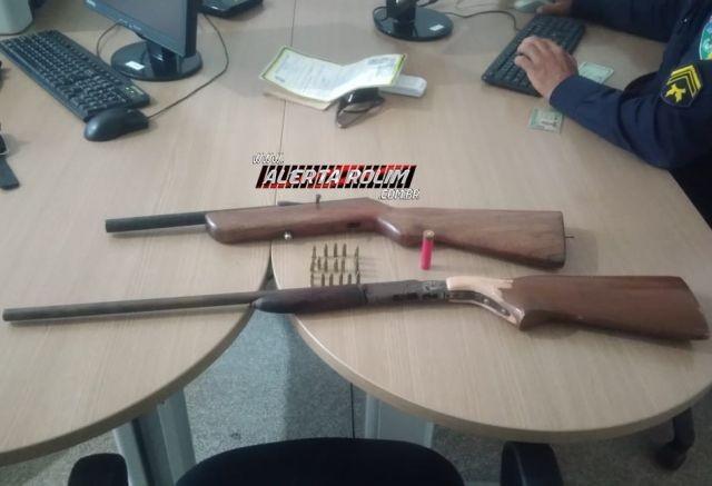 Rolim de Moura – Após desentendimento com mulher, homem acaba preso pela PM com duas armas de fogo e munições Rolim de Moura – Após desentendimento com mulher, homem acaba preso pela PM com duas armas de fogo e munições