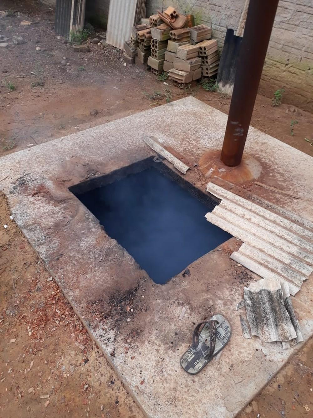 Menino de 3 anos que caiu dentro de fosso em chamas em RO recebe alta; pai continua internado