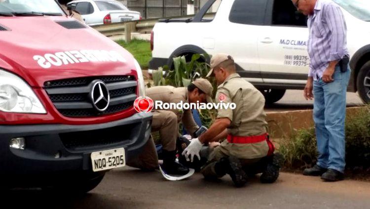 NO VIADUTO: Sargento da PM se envolve em grave acidente entre motocicletas NO VIADUTO: Sargento da PM se envolve em grave acidente entre motocicletas