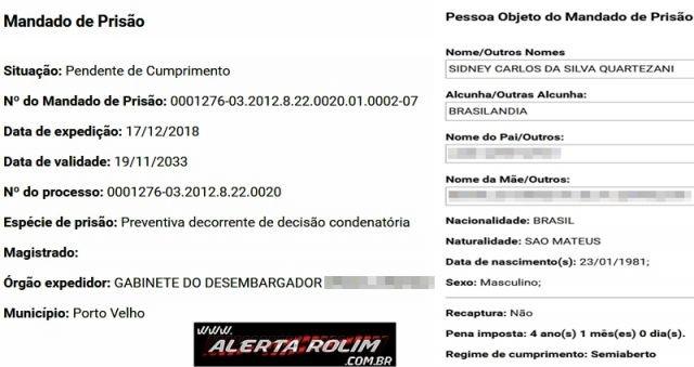 Rolim de Moura – Acusado de furto é preso pela PM em cumprimento de Mandado de Prisão Rolim de Moura – Acusado de furto é preso pela PM em cumprimento de Mandado de Prisão
