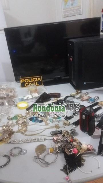SEVIC da Polícia Civil de Guajará Mirim estoura boca de fumo e recupera diversos objetos oriundos de furto