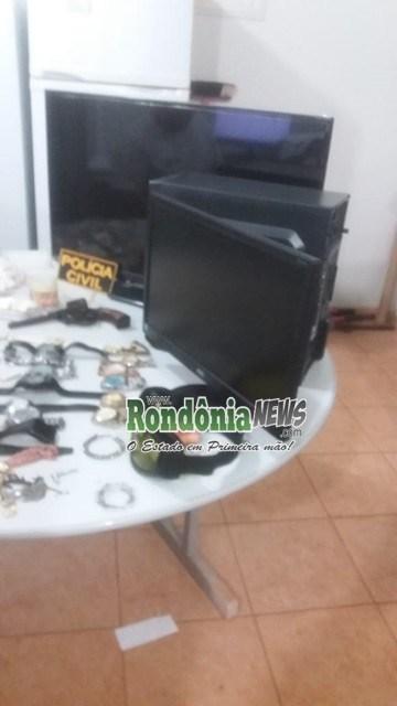 SEVIC da Polícia Civil de Guajará Mirim estoura boca de fumo e recupera diversos objetos oriundos de furto