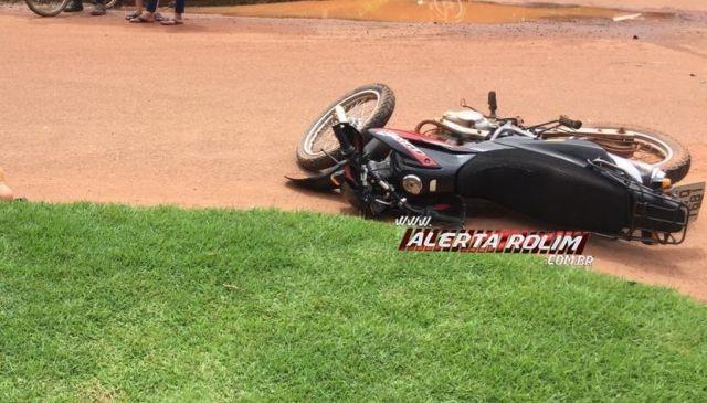 Rolim de Moura – Motociclista invade preferencial, provoca acidente e logo sem seguida foge do local Rolim de Moura – Motociclista invade preferencial, provoca acidente e logo sem seguida foge do local