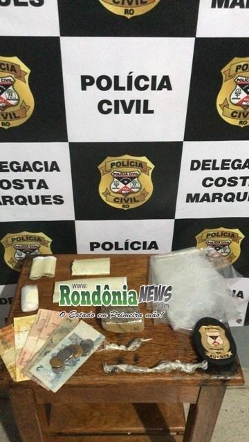 Costa Marques-Polícia Civil e SEVIC prendem agente penitenciário por trafico de drogas Costa Marques-Polícia Civil e SEVIC prendem agente penitenciário por trafico de drogas