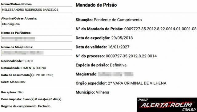 Rolim de Moura – Acusado de tráfico de drogas de Vilhena é preso pela PM durante "Operação Carnaval" - Vídeo Rolim de Moura – Acusado de tráfico de drogas de Vilhena é preso pela PM durante "Operação Carnaval" - Vídeo