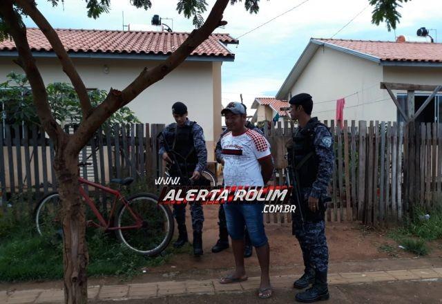 Rolim de Moura – Foragido da justiça é recapturado pela equipe do PATAMO da Polícia Militar Rolim de Moura – Foragido da justiça é recapturado pela equipe do PATAMO da Polícia Militar