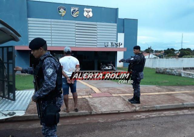 Rolim de Moura – Foragido da justiça é recapturado pela equipe do PATAMO da Polícia Militar Rolim de Moura – Foragido da justiça é recapturado pela equipe do PATAMO da Polícia Militar