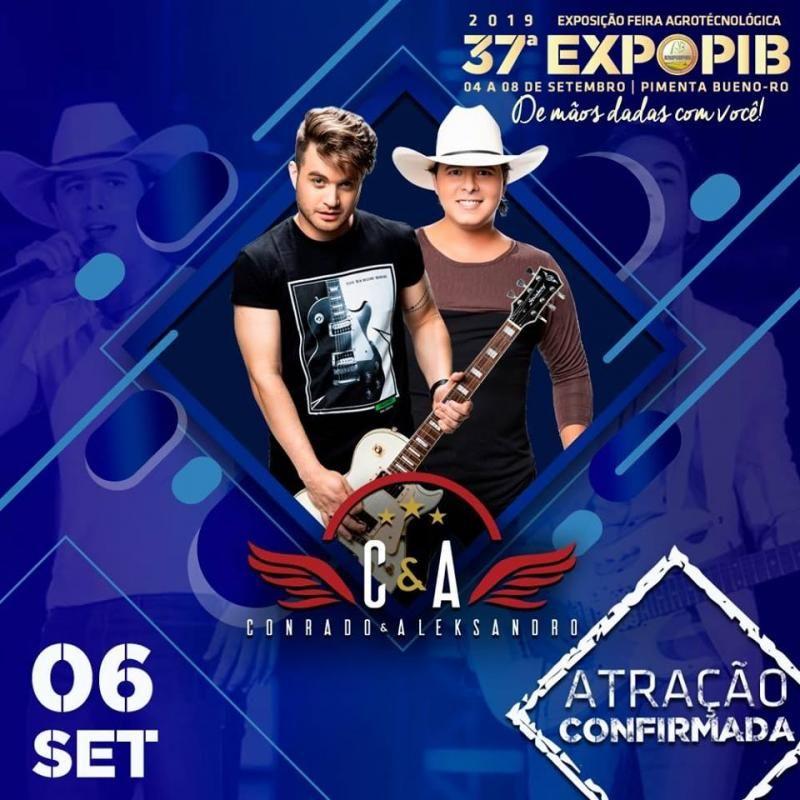 PIMENTA BUENO: 37ª Expopib terá shows com Maiara e Maraísa, Bruno e Barretto e Conrado e Aleksandro