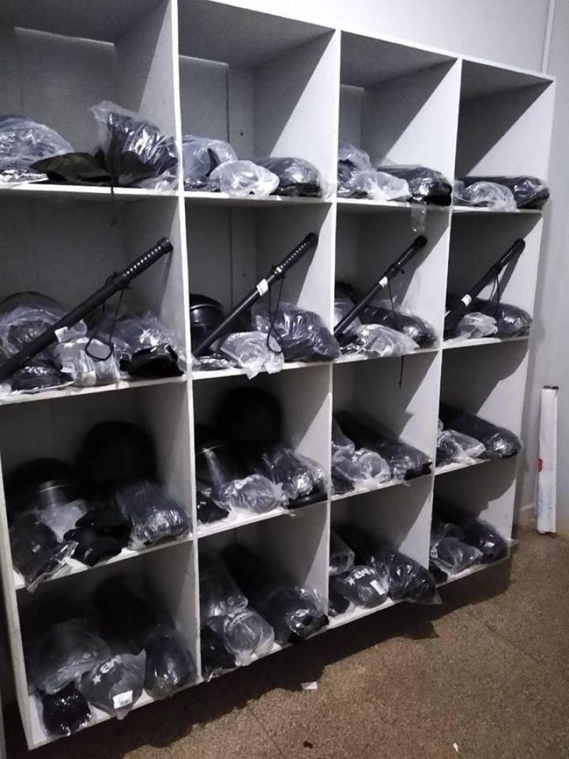 Rolim de Moura - Vara do Trabalho doa material antitumulto para o Grupo de Ações Penitenciárias