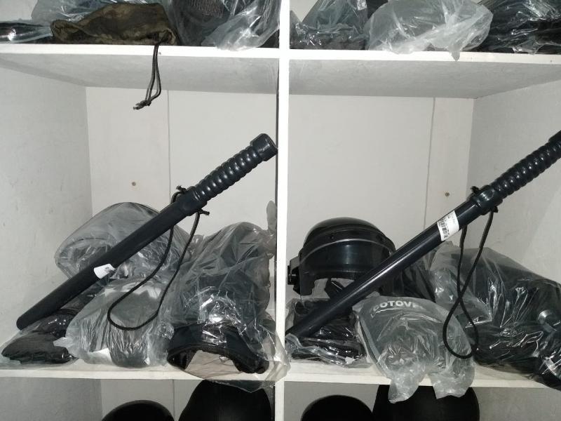Rolim de Moura - Vara do Trabalho doa material antitumulto para o Grupo de Ações Penitenciárias