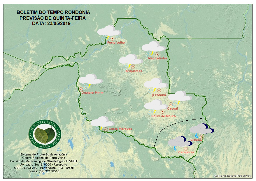 PREVISÃO DO TEMPO: Terceira friagem do ano deve atingir Rondônia nesta quinta-feira, prevê Sipam PREVISÃO DO TEMPO: Terceira friagem do ano deve atingir Rondônia nesta quinta-feira, prevê Sipam