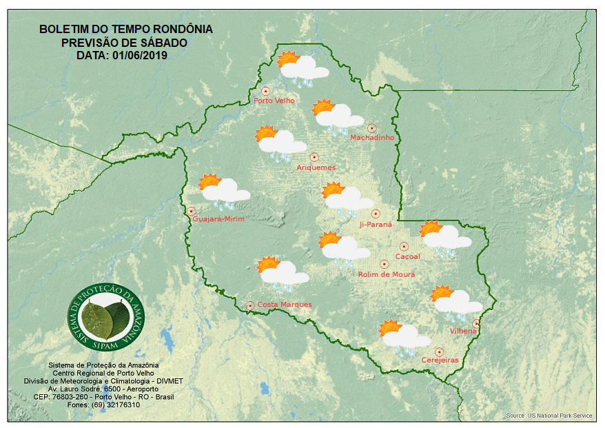 PREVISÃO DO TEMPO: Quarta friagem do ano em Rondônia deve chegar neste domingo PREVISÃO DO TEMPO: Quarta friagem do ano em Rondônia deve chegar neste domingo