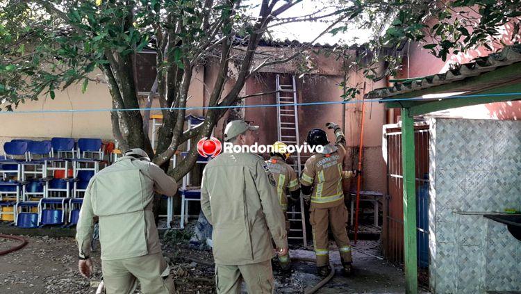 INCÊNDIO: Escola pública pega fogo na região Central de Porto Velho e causa pânico INCÊNDIO: Escola pública pega fogo na região Central de Porto Velho e causa pânico