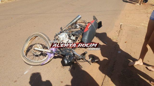 Rolim de Moura – Urgente! Acidente entre carro e moto resulta em uma vítima fatal