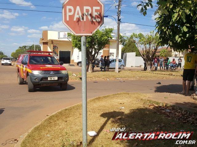 Rolim de Moura – Urgente! Acidente entre carro e moto resulta em uma vítima fatal