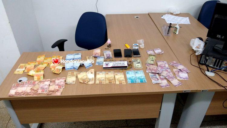 TRÁFICO: Sevic do 3° DP flagra casal vendendo droga em bar na região Central TRÁFICO: Sevic do 3° DP flagra casal vendendo droga em bar na região Central