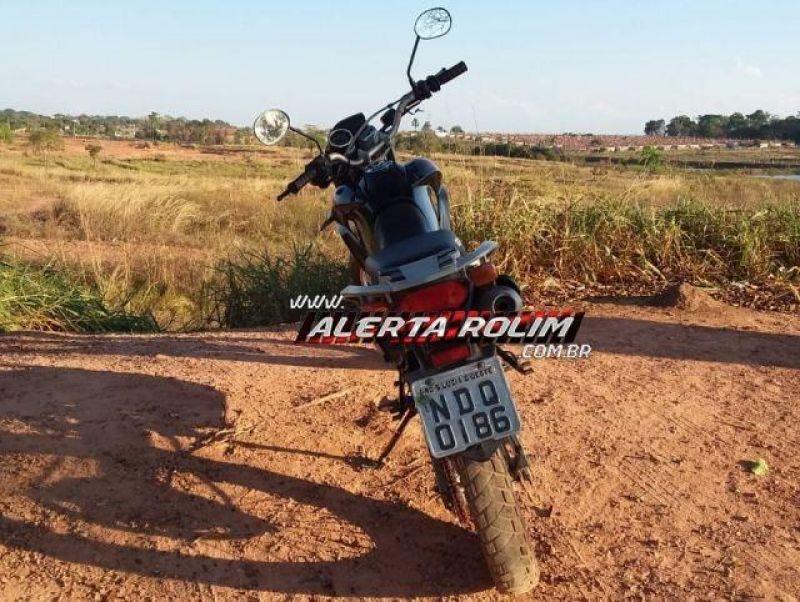 Rolim de Moura – Após denúncia, moto roubada é recuperada pela Polícia Militar