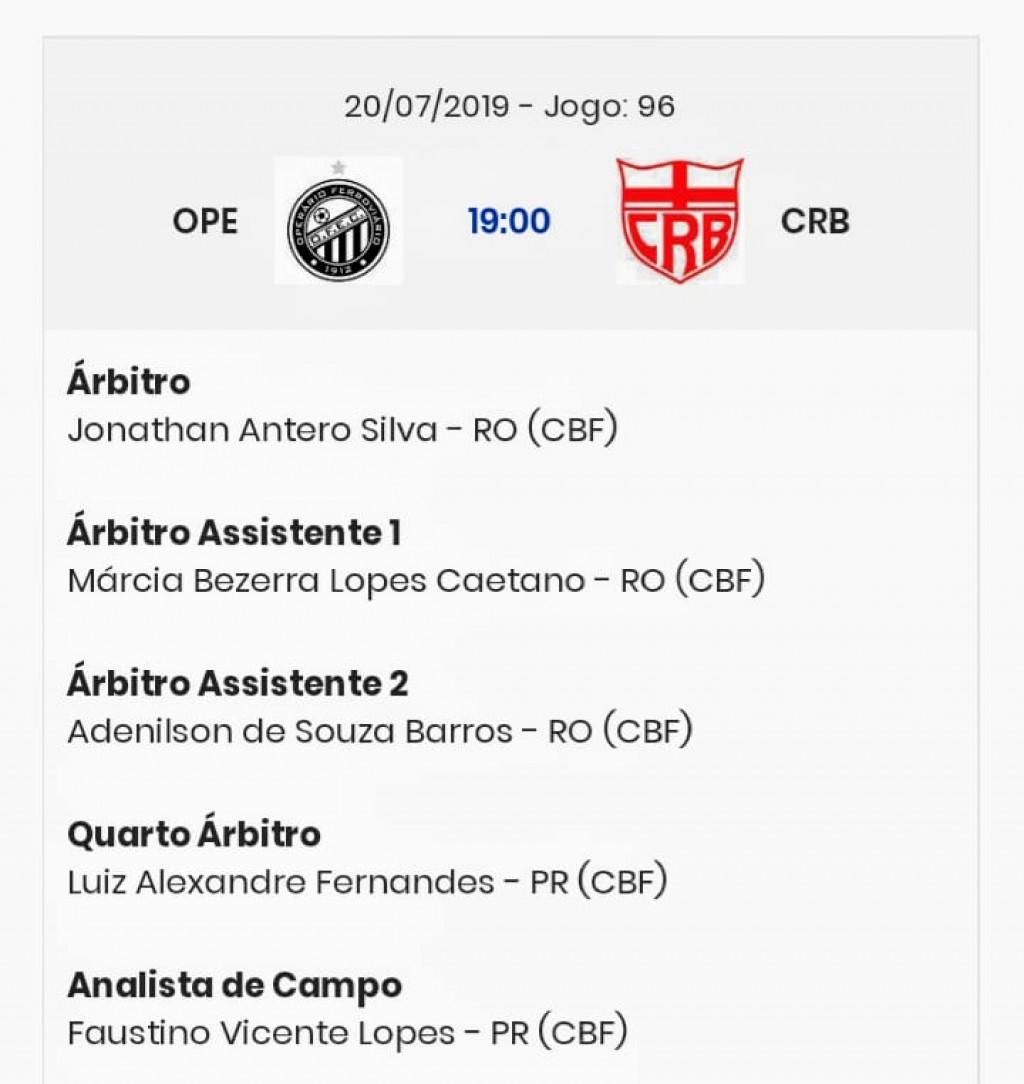 Trio de arbitragem de Rondônia participa do Campeonato Brasileiro Serie B no Paraná Trio de arbitragem de Rondônia participa do Campeonato Brasileiro Serie B no Paraná
