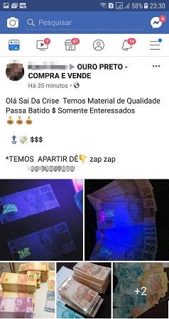 DEU RUIM: Jovem é preso recebendo notas falsas pelos correios DEU RUIM: Jovem é preso recebendo notas falsas pelos correios