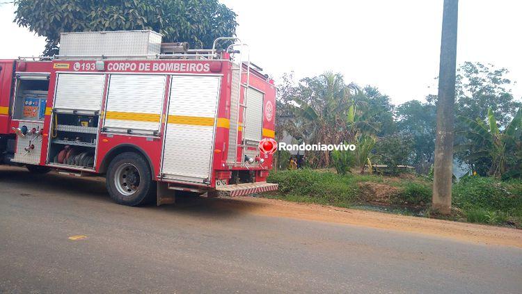 INCÊNDIO: Bombeiros são chamados para impedir que residências fossem destruídas INCÊNDIO: Bombeiros são chamados para impedir que residências fossem destruídas