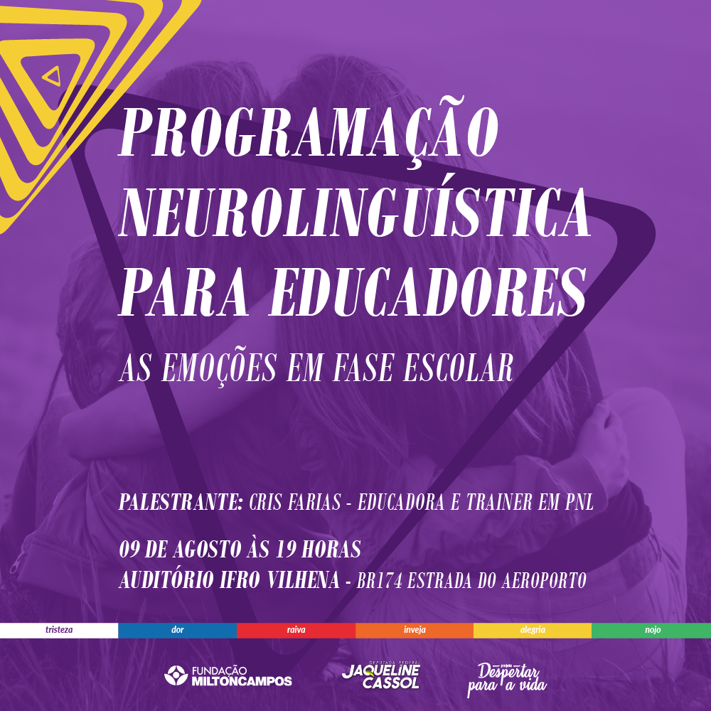 Projeto Despertar para a Vida: Vilhena recebe palestra gratuita para educadores Projeto Despertar para a Vida: Vilhena recebe palestra gratuita para educadores