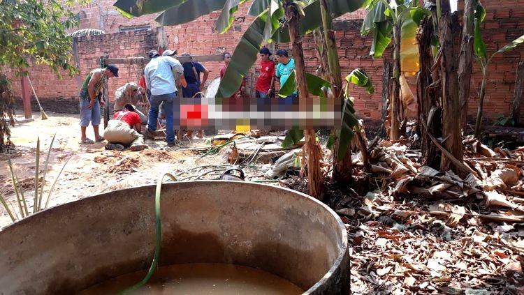 SOTERRADO: Após horas de sofrimento, trabalhador é retirado de poço