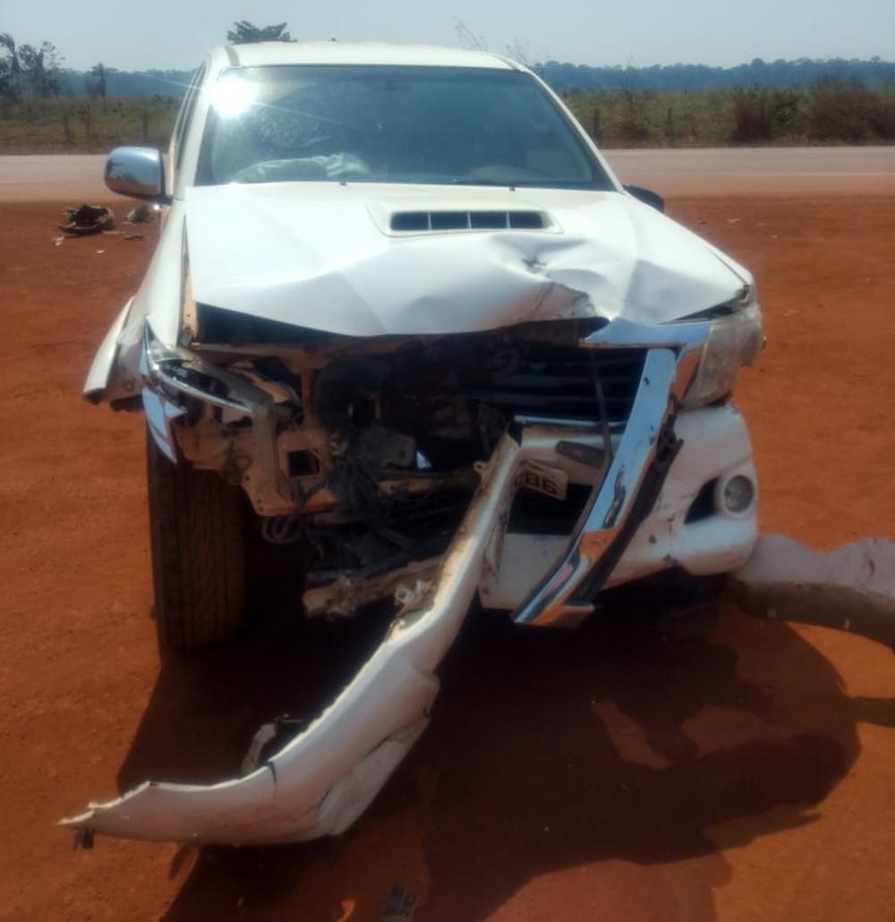 Motorista sofre acidente de trânsito na BR-364 em RO e tem afundamento de crânio Motorista sofre acidente de trânsito na BR-364 em RO e tem afundamento de crânio