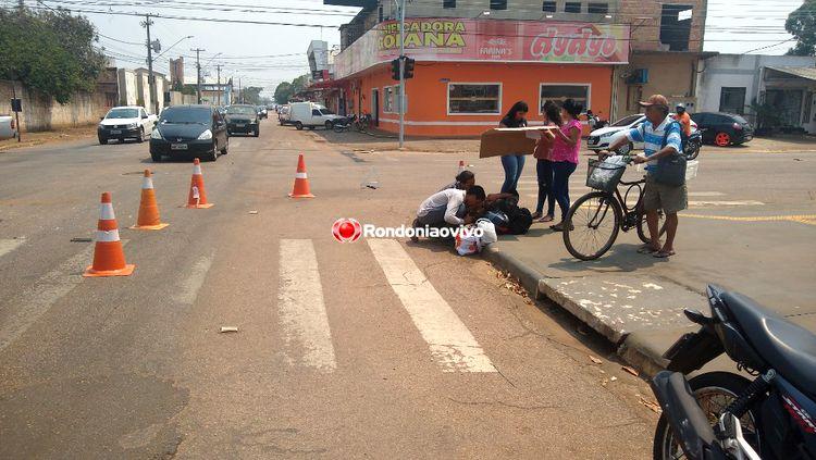SAINDO DO TRABALHO: Militar é atropelado por carro após condutor fazer conversão proibida SAINDO DO TRABALHO: Militar é atropelado por carro após condutor fazer conversão proibida