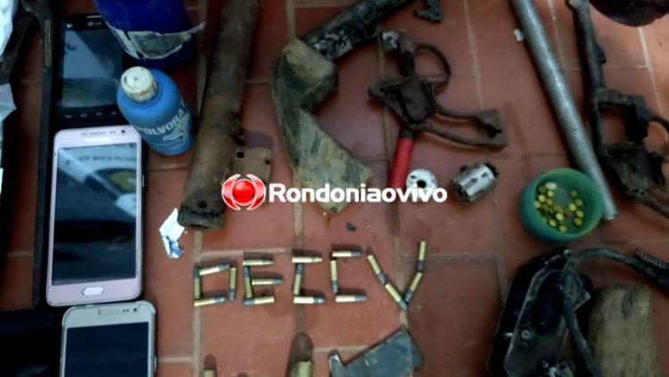 MATADOR PERIGOSO: Homicídios fecha fábrica de armas durante cerco para tentar prender "Bate- Estaca" MATADOR PERIGOSO: Homicídios fecha fábrica de armas durante cerco para tentar prender "Bate- Estaca"
