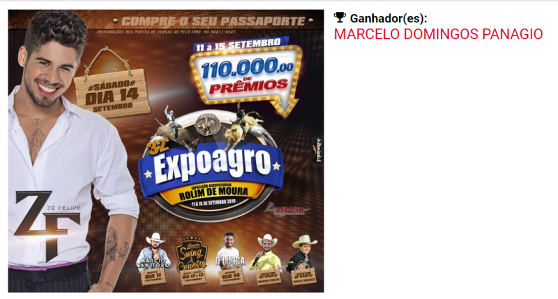 EXPOAGRO 2019: SORTEIO DO PASSAPORTE REALIZADO COM SUCESSO - VÍDEO EXPOAGRO 2019: SORTEIO DO PASSAPORTE REALIZADO COM SUCESSO - VÍDEO