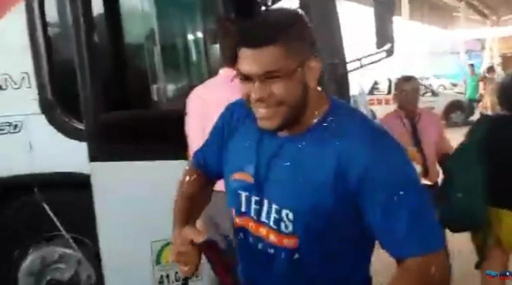 O campeão Thiago “Hulk” Gonçalves no Sul Americano de Supino é recebido com festa em Rolim