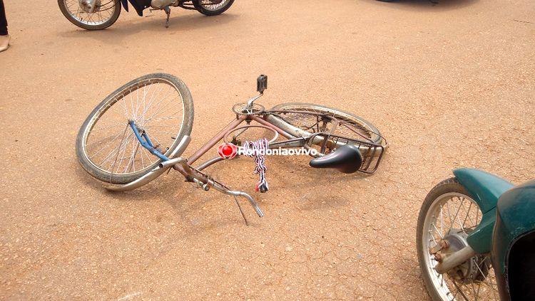 Ciclista tem fratura exposta no braço, perna e lesões na cabeça após atropelamento