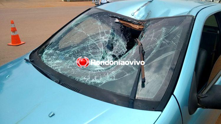 Ciclista tem fratura exposta no braço, perna e lesões na cabeça após atropelamento