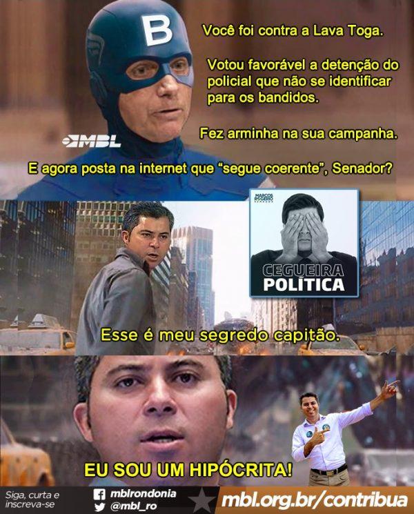 Marcos Rogério é duramente criticado na sua própria página no Facebook por votações no Congresso: “Traidor e decepção” Marcos Rogério é duramente criticado na sua própria página no Facebook por votações no Congresso: “Traidor e decepção”