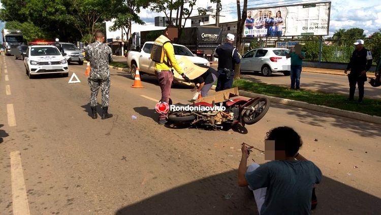 Ônibus e moto se envolvem em acidente e dois ficam lesionados na Imigrantes Ônibus e moto se envolvem em acidente e dois ficam lesionados na Imigrantes