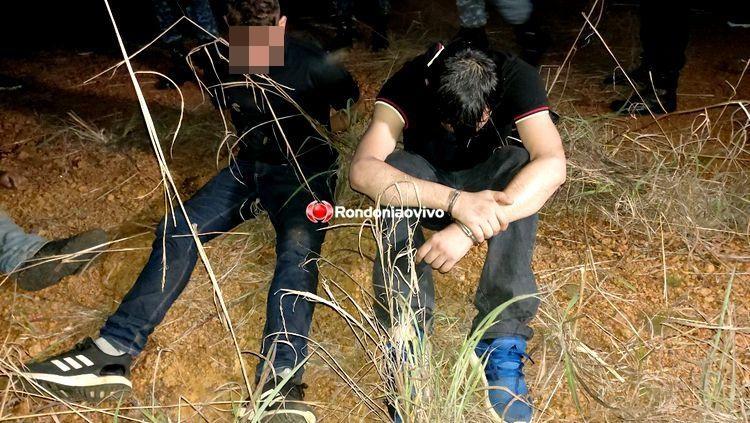 ATUALIZADA: Fardados de PC e PF - Bandidos com Fuzil AK 47 trocam tiros com a PM, um é morto e dois preso em Porto Velho