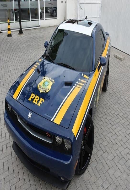 CARRÃO: PRF passa a usar Dodge Challenger no combate ao tráfico de drogas 