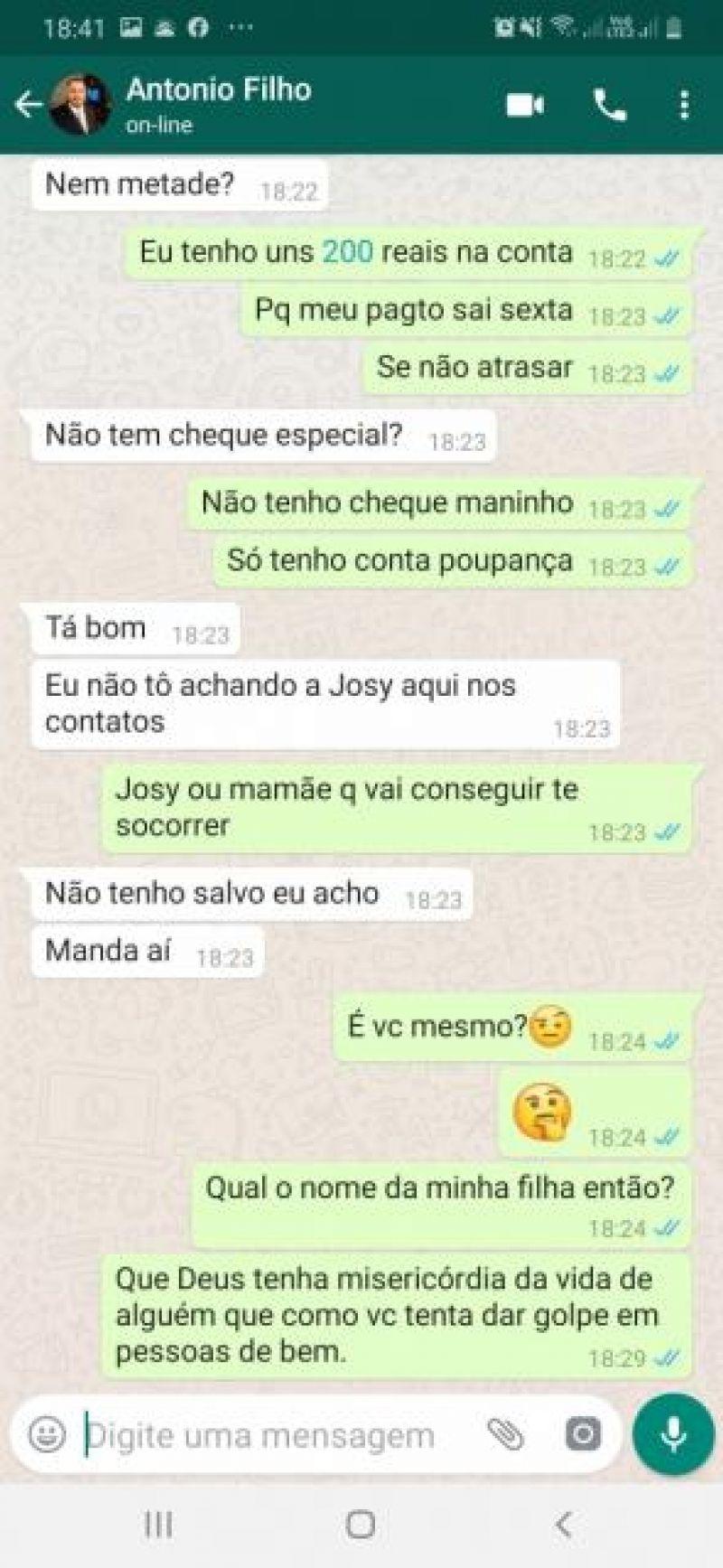 Criminosos voltam a usar golpe do WhatsApp; descubra se você é vítima Criminosos voltam a usar golpe do WhatsApp; descubra se você é vítima
