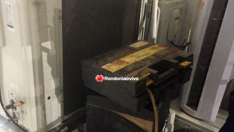 Polícia flagra dupla furtando quase 10 centrais de ar em escola Polícia flagra dupla furtando quase 10 centrais de ar em escola