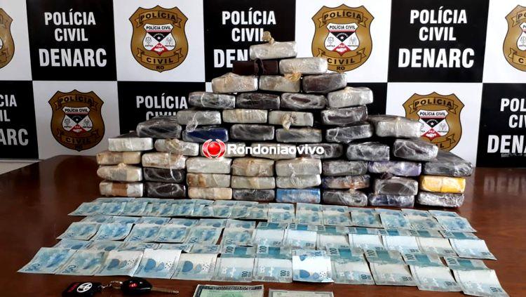 Denarc prende traficante com droga avaliada em mais de R$ 1 milhão