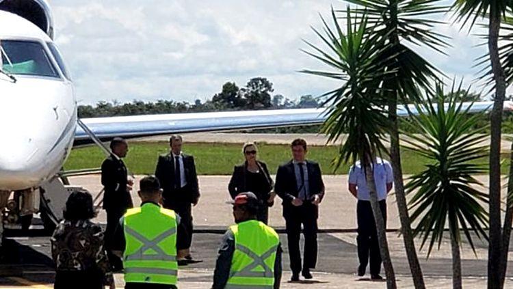Sérgio Moro desembarca em Rondônia para abastecer avião