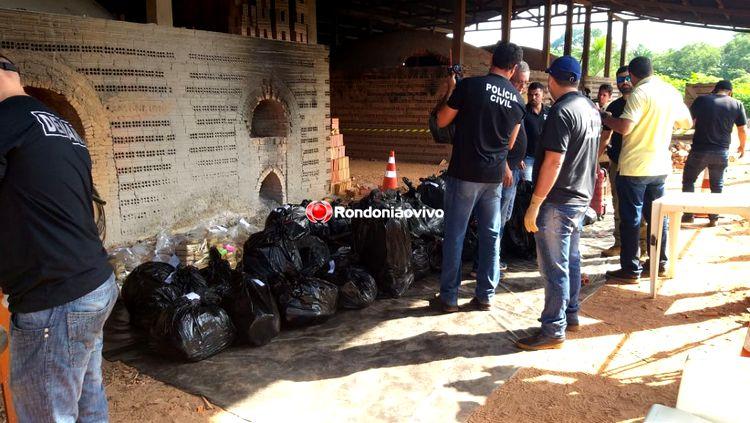 Denarc incinera mais de meia tonelada de drogas apreendidas na capital Denarc incinera mais de meia tonelada de drogas apreendidas na capital