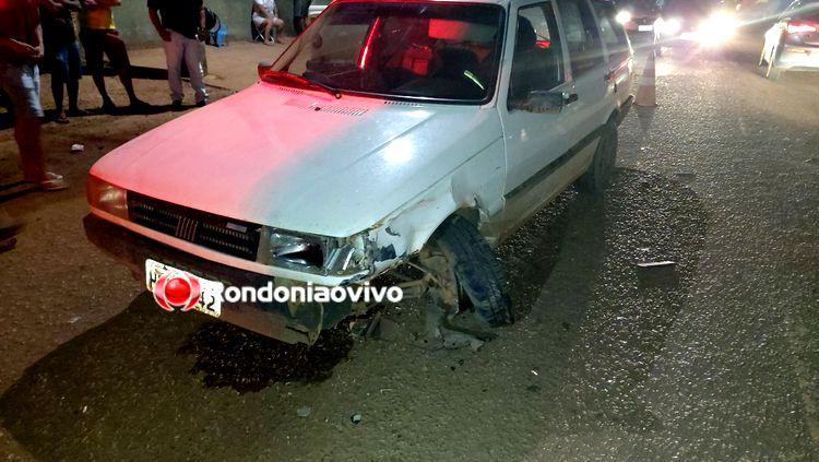 Motociclista tem perna dilacerada após violenta colisão com carro em Porto Velho Motociclista tem perna dilacerada após violenta colisão com carro em Porto Velho