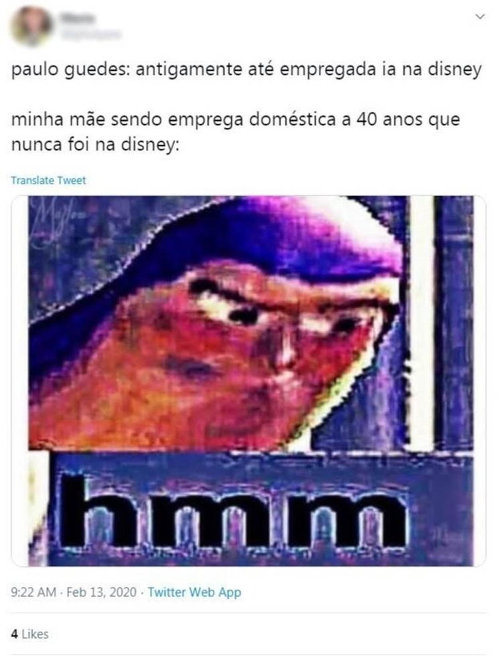 Fala de Guedes gera revolta ao dizer que até empregadas domésticas iam para Disney: Fala de Guedes gera revolta ao dizer que até empregadas domésticas iam para Disney: